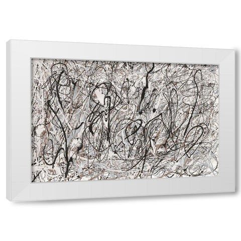 Shore Neutral White Modern Wood Framed Art Print by Rhue, Piper
