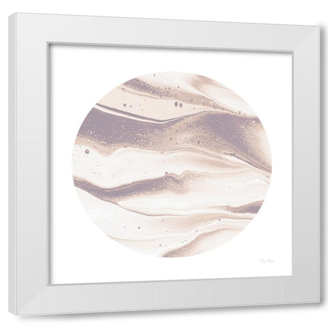 Dark Matter II Blush White Modern Wood Framed Art Print by Rhue, Piper
