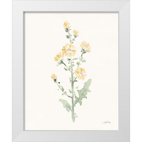 Flowers of the Wild III Pastel White Modern Wood Framed Art Print by Pete, Katrina
