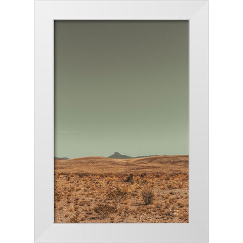 Welcome III White Modern Wood Framed Art Print by Larson, Nathan