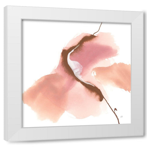Organic I White Modern Wood Framed Art Print by Paschke, Chris