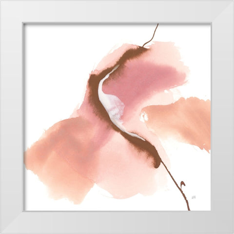 Organic I White Modern Wood Framed Art Print by Paschke, Chris