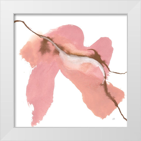 Organic IV White Modern Wood Framed Art Print by Paschke, Chris