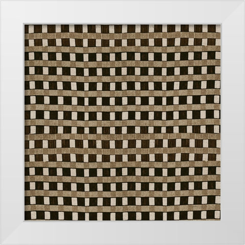 Raffia III Neutral White Modern Wood Framed Art Print by Green, Nancy
