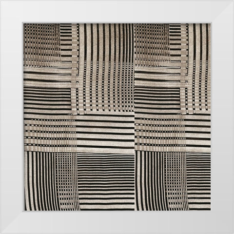 Raffia IV Neutral White Modern Wood Framed Art Print by Green, Nancy