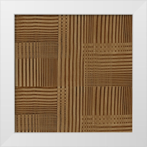 Raffia IX Neutral White Modern Wood Framed Art Print by Green, Nancy
