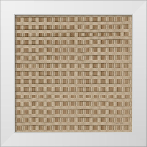 Raffia VII Neutral White Modern Wood Framed Art Print by Green, Nancy