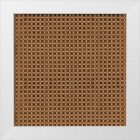 Raffia X Neutral White Modern Wood Framed Art Print by Green, Nancy