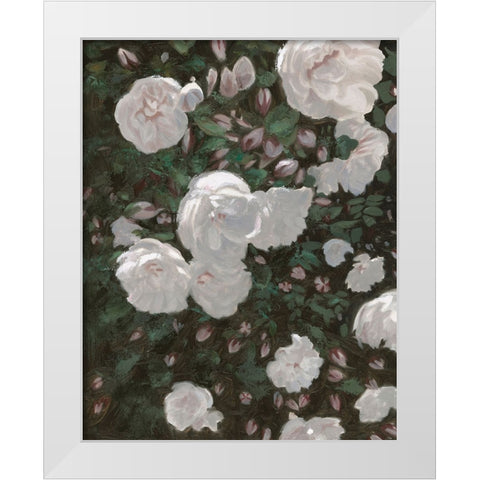 Subtle Evening White Modern Wood Framed Art Print by Wellington Studio