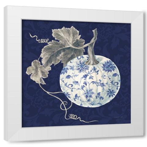 Floursack Autumn VI Chinoiserie White Modern Wood Framed Art Print by Nai, Danhui