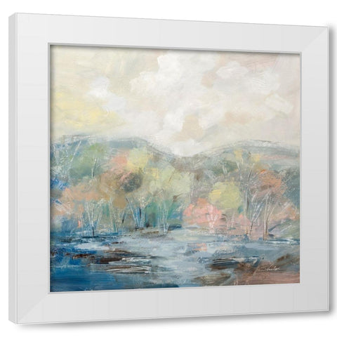 Spring Tale White Modern Wood Framed Art Print by Vassileva, Silvia