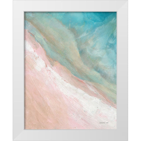 Cove Diptych I White Modern Wood Framed Art Print by Nai, Danhui