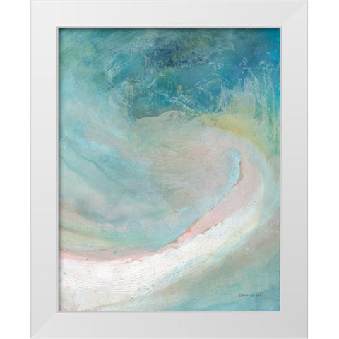 Cove Diptych II White Modern Wood Framed Art Print by Nai, Danhui