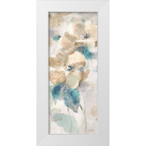 Sensation IV White Modern Wood Framed Art Print by Nai, Danhui