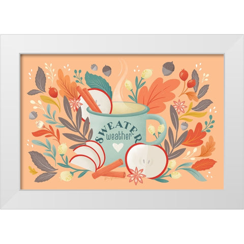 Sweater Weather I White Modern Wood Framed Art Print by Graham, Gia