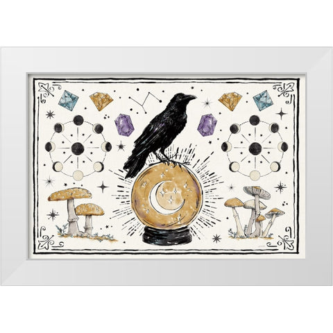 Mystic Moon I White Modern Wood Framed Art Print by Tavoletti, Anne