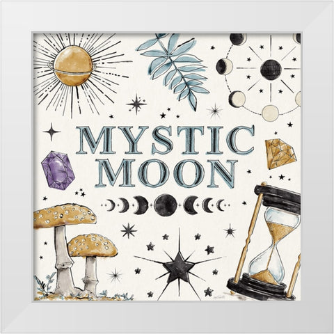 Mystic Moon VIII White Modern Wood Framed Art Print by Tavoletti, Anne