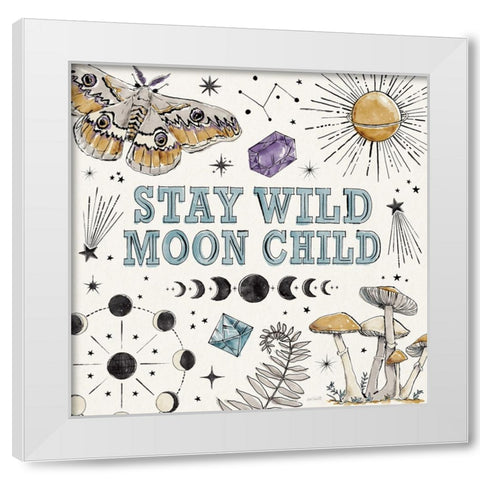 Mystic Moon IX White Modern Wood Framed Art Print by Tavoletti, Anne