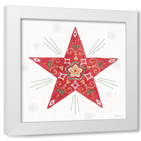 Christmas Charm XI White Modern Wood Framed Art Print by Grove, Beth