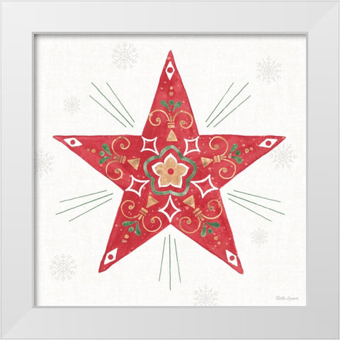 Christmas Charm XI White Modern Wood Framed Art Print by Grove, Beth