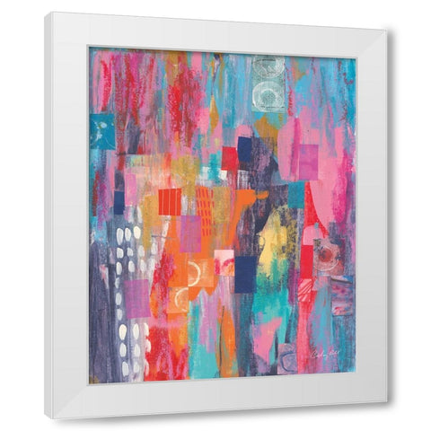 Confetti II White Modern Wood Framed Art Print by Prahl, Courtney