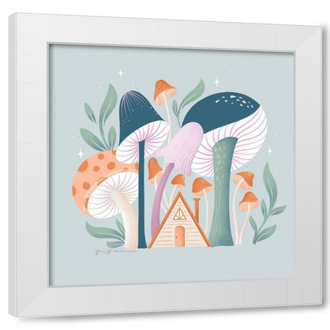 Fantastic Fungi VI White Modern Wood Framed Art Print by Graham, Gia