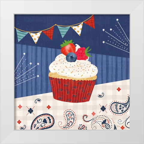 Sparkle and Shine II White Modern Wood Framed Art Print by Charron, Veronique