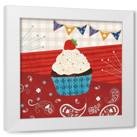 Sparkle and Shine III White Modern Wood Framed Art Print by Charron, Veronique