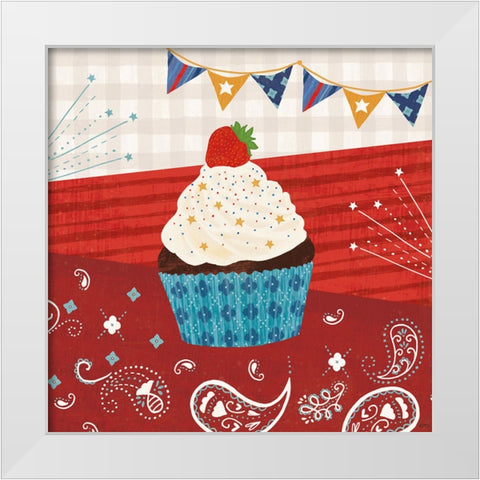 Sparkle and Shine III White Modern Wood Framed Art Print by Charron, Veronique