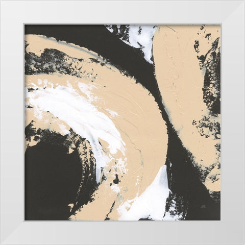 Crosby II White Modern Wood Framed Art Print by Paschke, Chris