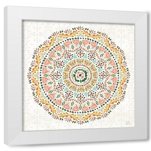 Floral Chic IX White Modern Wood Framed Art Print by June, Dina