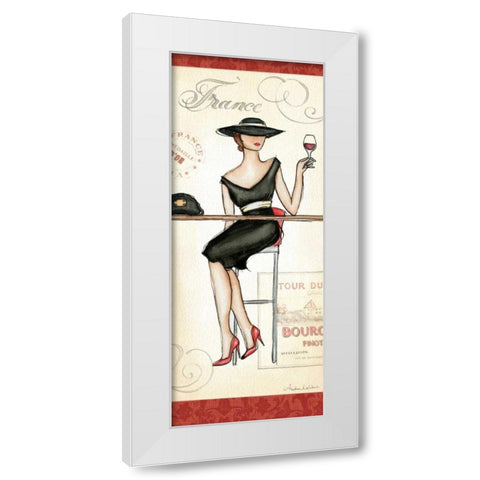 Wine Event III White Modern Wood Framed Art Print by Laliberte, Andrea