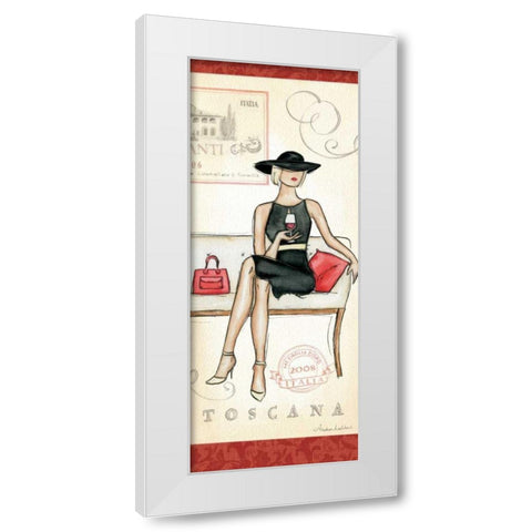 Wine Event IV White Modern Wood Framed Art Print by Laliberte, Andrea