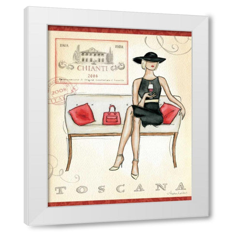 Wine Event IV White Modern Wood Framed Art Print by Laliberte, Andrea