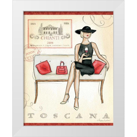 Wine Event IV White Modern Wood Framed Art Print by Laliberte, Andrea