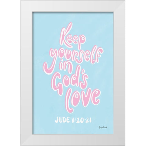 Good Words IV White Modern Wood Framed Art Print by Thorns, Becky