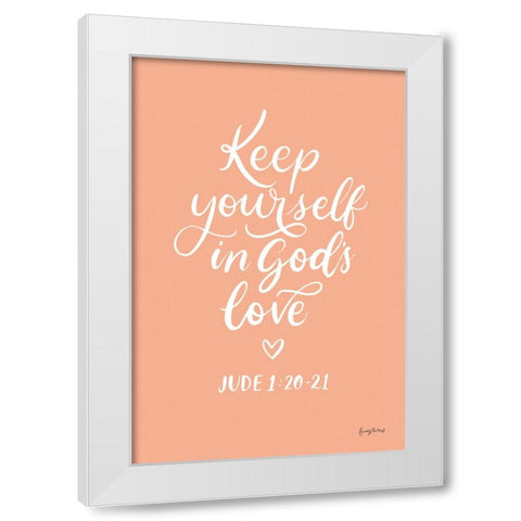 Good Words VI White Modern Wood Framed Art Print by Thorns, Becky