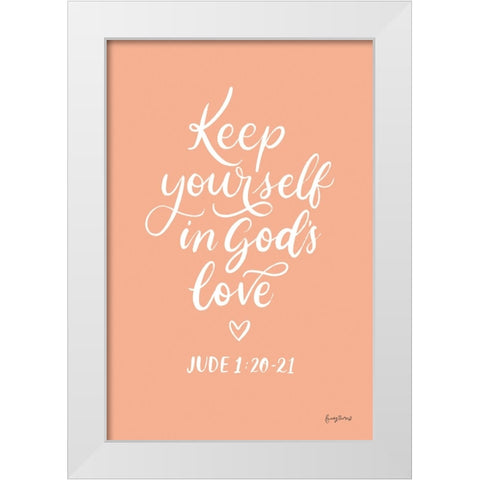 Good Words VI White Modern Wood Framed Art Print by Thorns, Becky