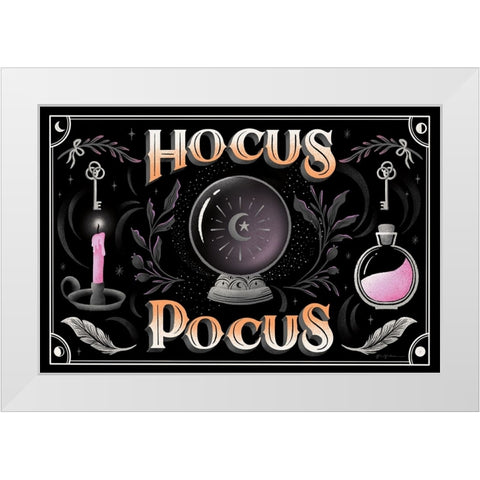 Hocus Pocus I White Modern Wood Framed Art Print by Graham, Gia