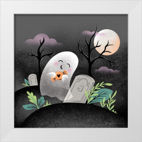 Hocus Pocus IV White Modern Wood Framed Art Print by Graham, Gia