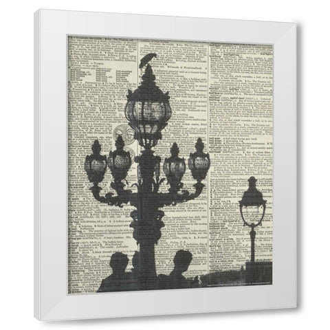 Architectural Paris III - Crop White Modern Wood Framed Art Print by Olivier, Marc