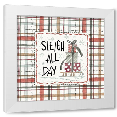 Holiday Fun VI White Modern Wood Framed Art Print by Tavoletti, Anne
