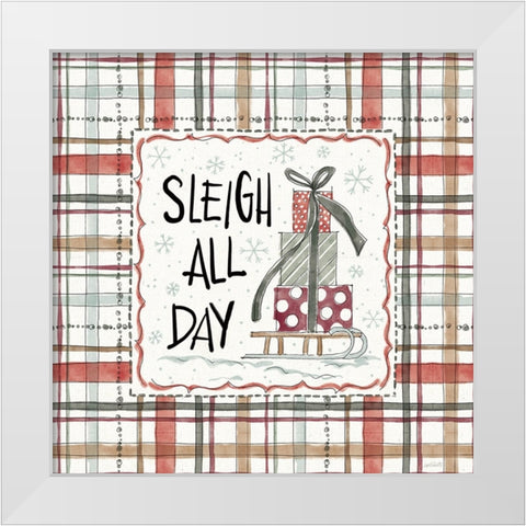 Holiday Fun VI White Modern Wood Framed Art Print by Tavoletti, Anne