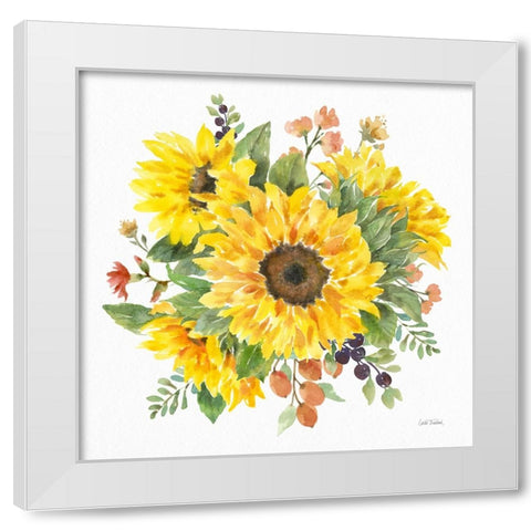 Autumn Breeze VI White Modern Wood Framed Art Print by Trimbach, Leslie