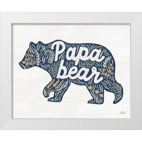 Lakeside Days XII White Modern Wood Framed Art Print by Marshall, Laura