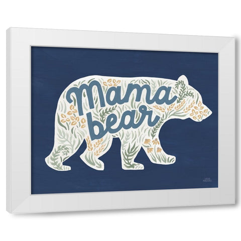 Lakeside Days XI Blue White Modern Wood Framed Art Print by Marshall, Laura