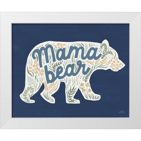 Lakeside Days XI Blue White Modern Wood Framed Art Print by Marshall, Laura