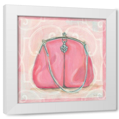 In the Pink IV White Modern Wood Framed Art Print by Schlabach, Sue