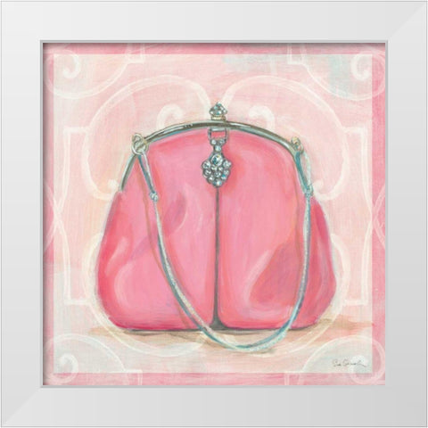 In the Pink IV White Modern Wood Framed Art Print by Schlabach, Sue