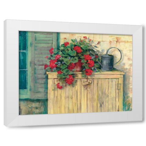 Gardeners Still Life White Modern Wood Framed Art Print by Rowan, Carol